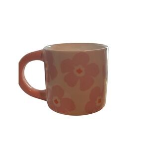 Modern Expressions Pink Floral Mug 14.2 oz Dishwasher Microwave Safe